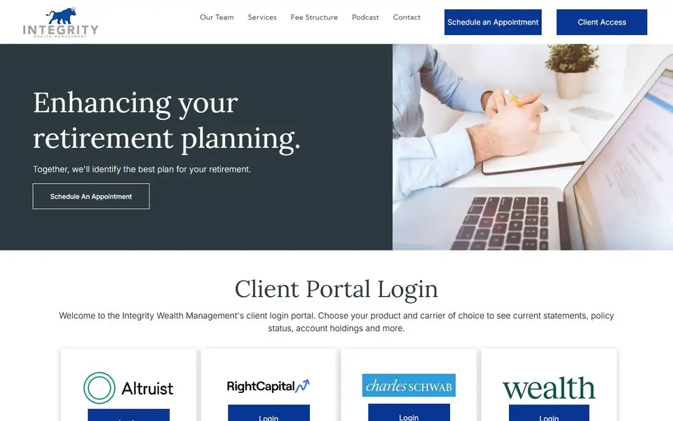 Client Access on your current site, first screen