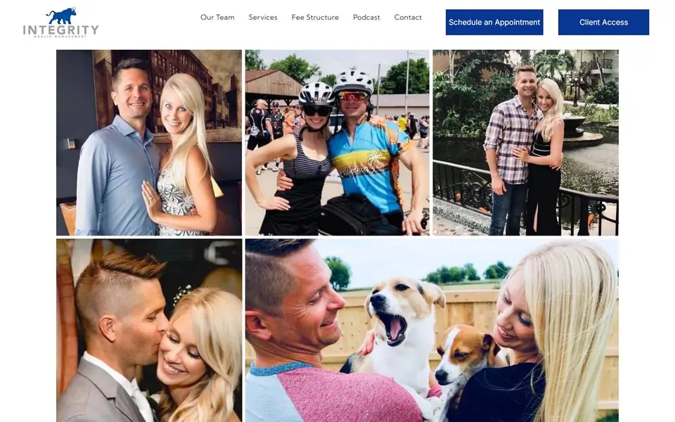 Family on your current site, first screen
