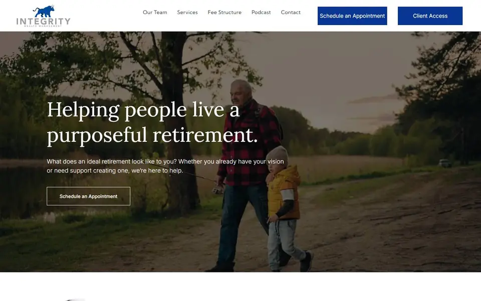 Home on your current site, first screen